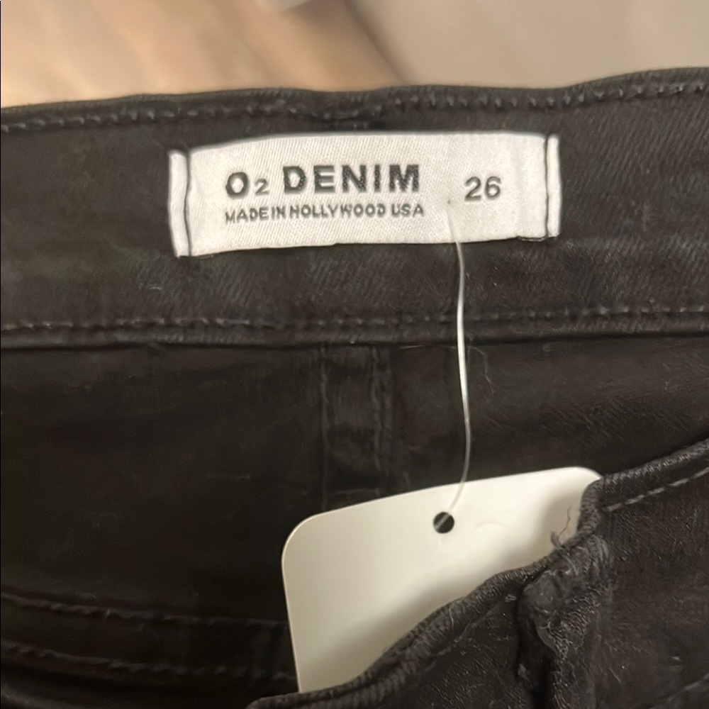 O2 Denim Black Jeans